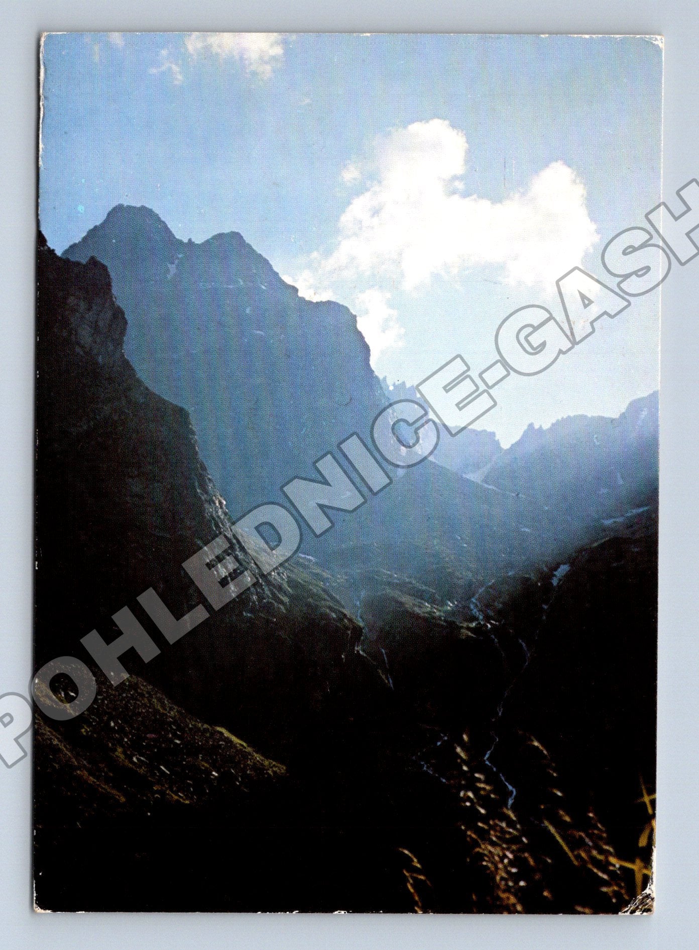 Pohlednice Slovensko Vysoké Tatry Veĺká Zmrzlá dolina 1980 (M34144)