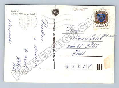 Slovensko Dudince Zotavovňa ROH Červená hviezda 1978 (M34145)