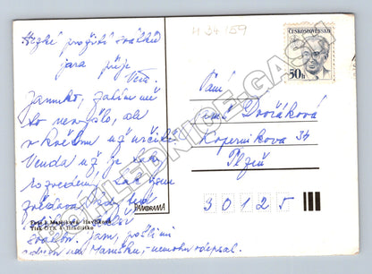 Pohlednice ženy v krojích Velikonoce (M34159)