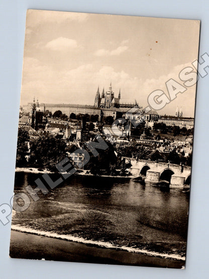 Pohlednice Praha panorama Pražského hradu 1960 (M34168)