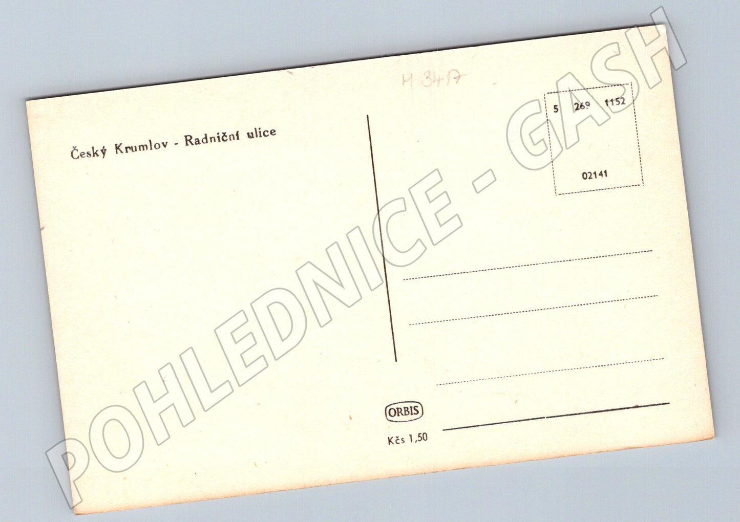 Pohlednice Český Krumlov Radniční ulice Orbis (M3417)