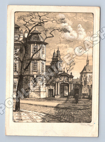 Pohlednice Praha městská veduta (M34176)
