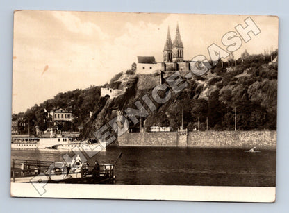Pohlednice Praha Vyšehrad Vltava s lodí (M34177)
