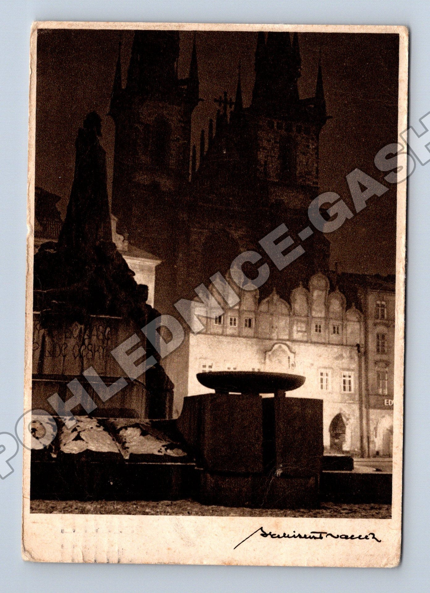 Pohlednice Praha městský motiv 1946 (M34178)