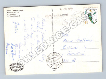 Pohlednice Praha Katedrála Sv. Víta 2001 (M34184)