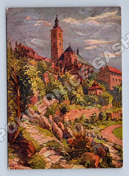 Pohlednice Kutná Hora Letní den pod chrámem sv. Jakuba (M34188)