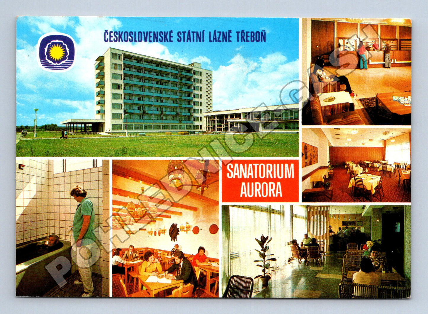 Pohlednice Třeboň Sanatorium Aurora 1986 (M34197)