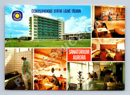 Pohlednice Třeboň Sanatorium Aurora 1986 (M34197)