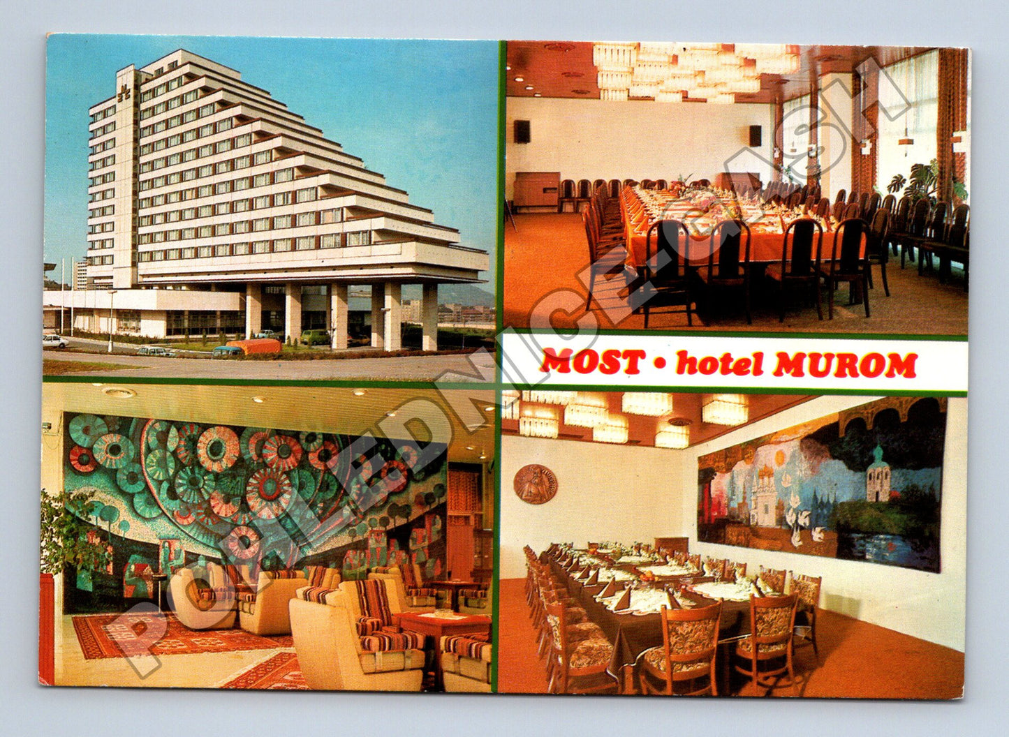 Pohlednice Most hotel Murom (M34201)