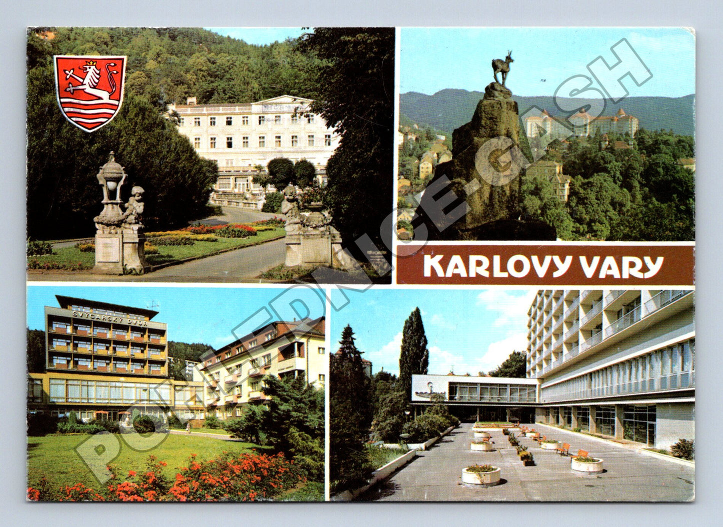 Pohlednice Karlovy Vary různé motivy 1985 (M34202)