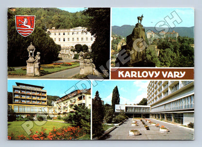 Pohlednice Karlovy Vary různé motivy 1985 (M34202)