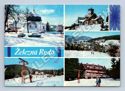 Pohlednice Železná Ruda zimní motivy 1979 (M34205)