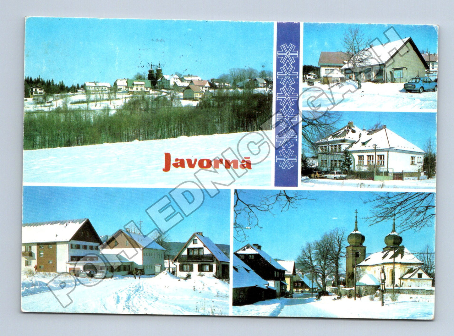 Pohlednice Javorná zimní scény (M34206)