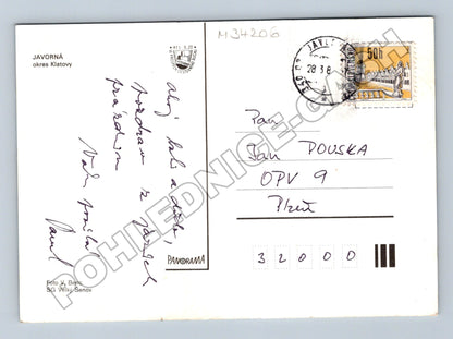 Pohlednice Javorná zimní scény (M34206)