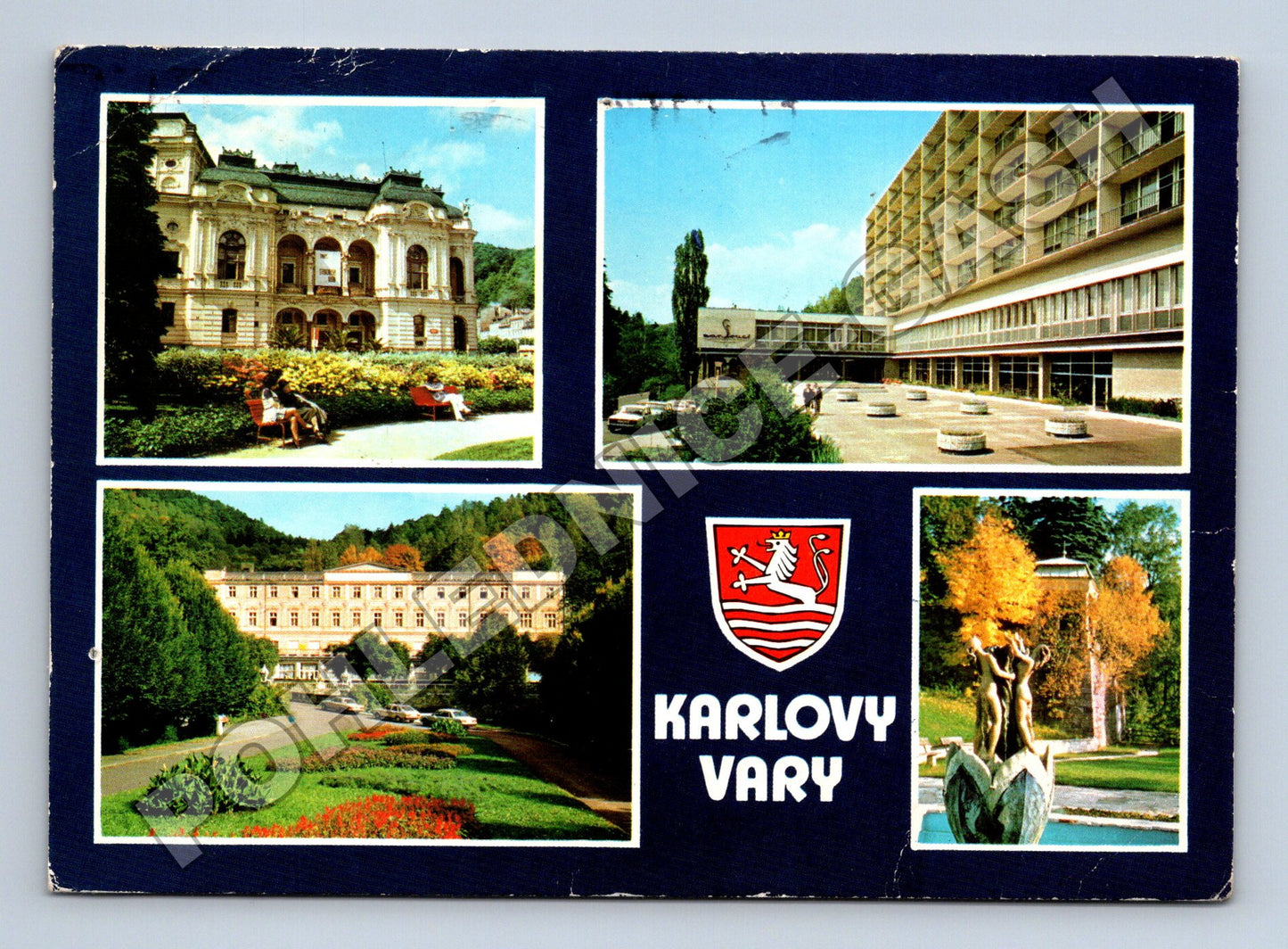 Pohlednice Karlovy Vary různé pohledy 1989 (M34208)