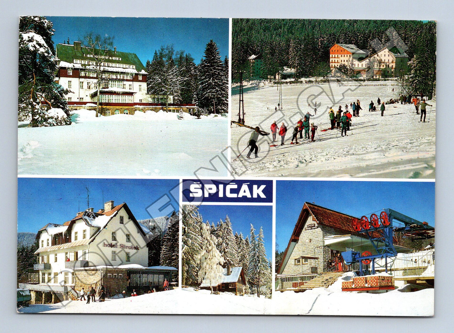 Pohlednice Špičák Šumava zimní motivy (M34211)