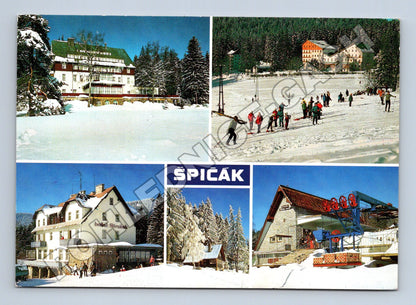 Pohlednice Špičák Šumava zimní motivy (M34211)