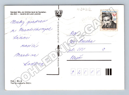 Pohlednice Frantiskovy Lázně více pohledů 1978 (M34212)