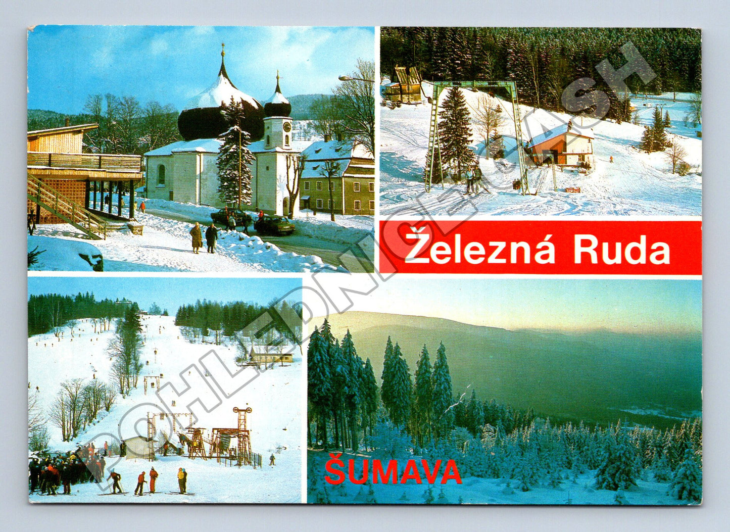 Pohlednice Železná Ruda Šumava 1981 (M34218)