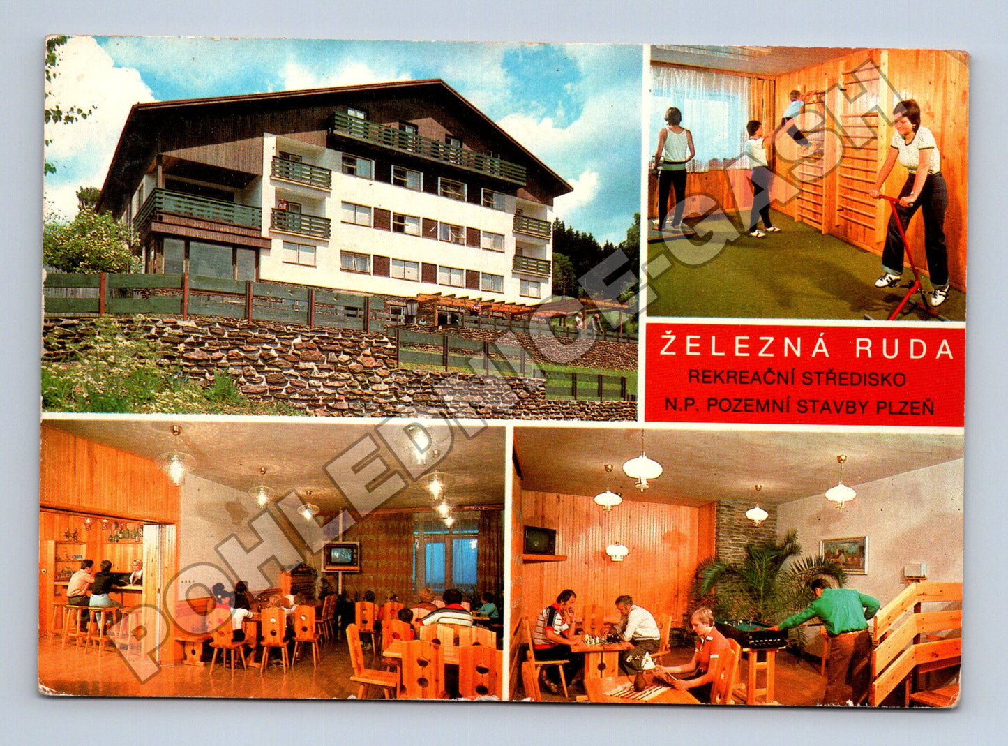 Pohlednice Železná Ruda rekreační středisko 1987 (M34220)