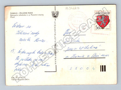 Pohlednice Železná Ruda rekreační středisko 1987 (M34220)
