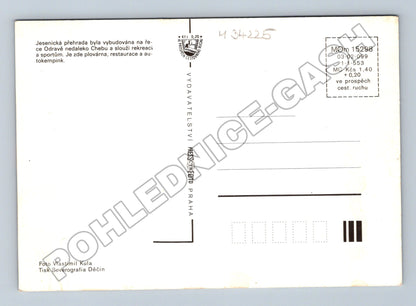 Pohlednice Jesenice přehrada, koupaliště a interiér (M34225)