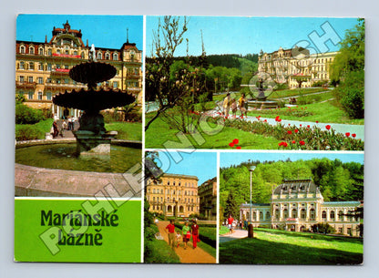 Pohlednice Mariánské Lázně více motivů (M34227)