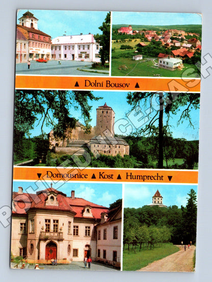 Pohlednice Dolní Bousov Kost Domousnice Humprecht 1988 (M34232)