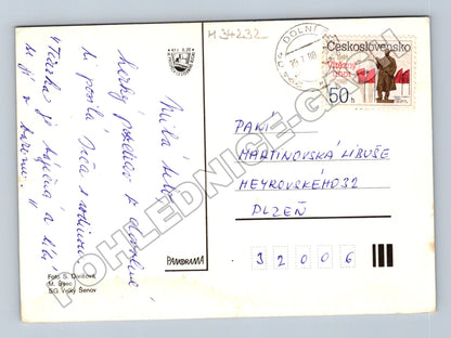 Pohlednice Dolní Bousov Kost Domousnice Humprecht 1988 (M34232)