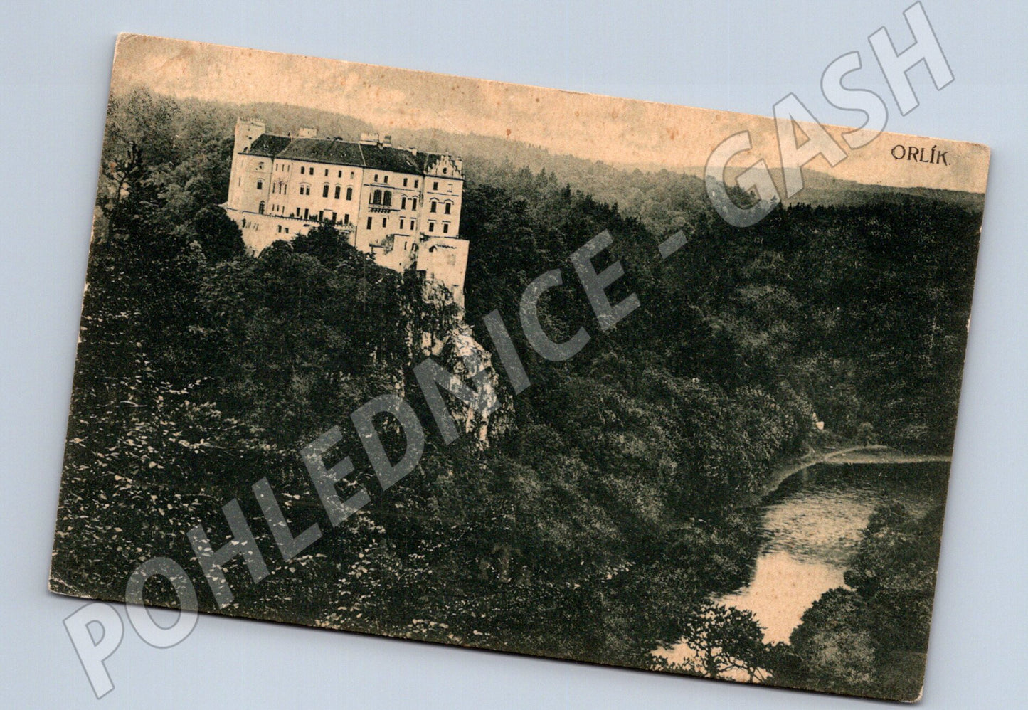 Pohlednice Orlík zámek nad Vltavou (M3424)