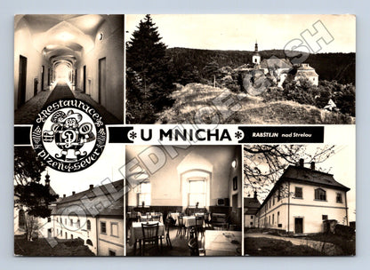 Pohlednice Rabštejn nad Střelou Hotel U Mnicha 1950s (M34244)