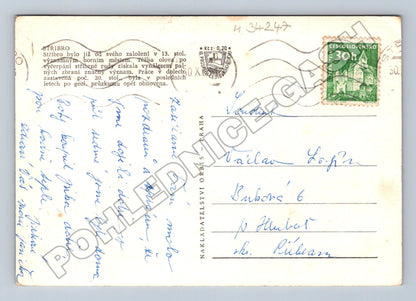 Pohlednice Stříbro multi-view cca 1960 (M34247)