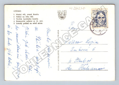 Pohlednice Stříbro více pohledů 196x (M34248)