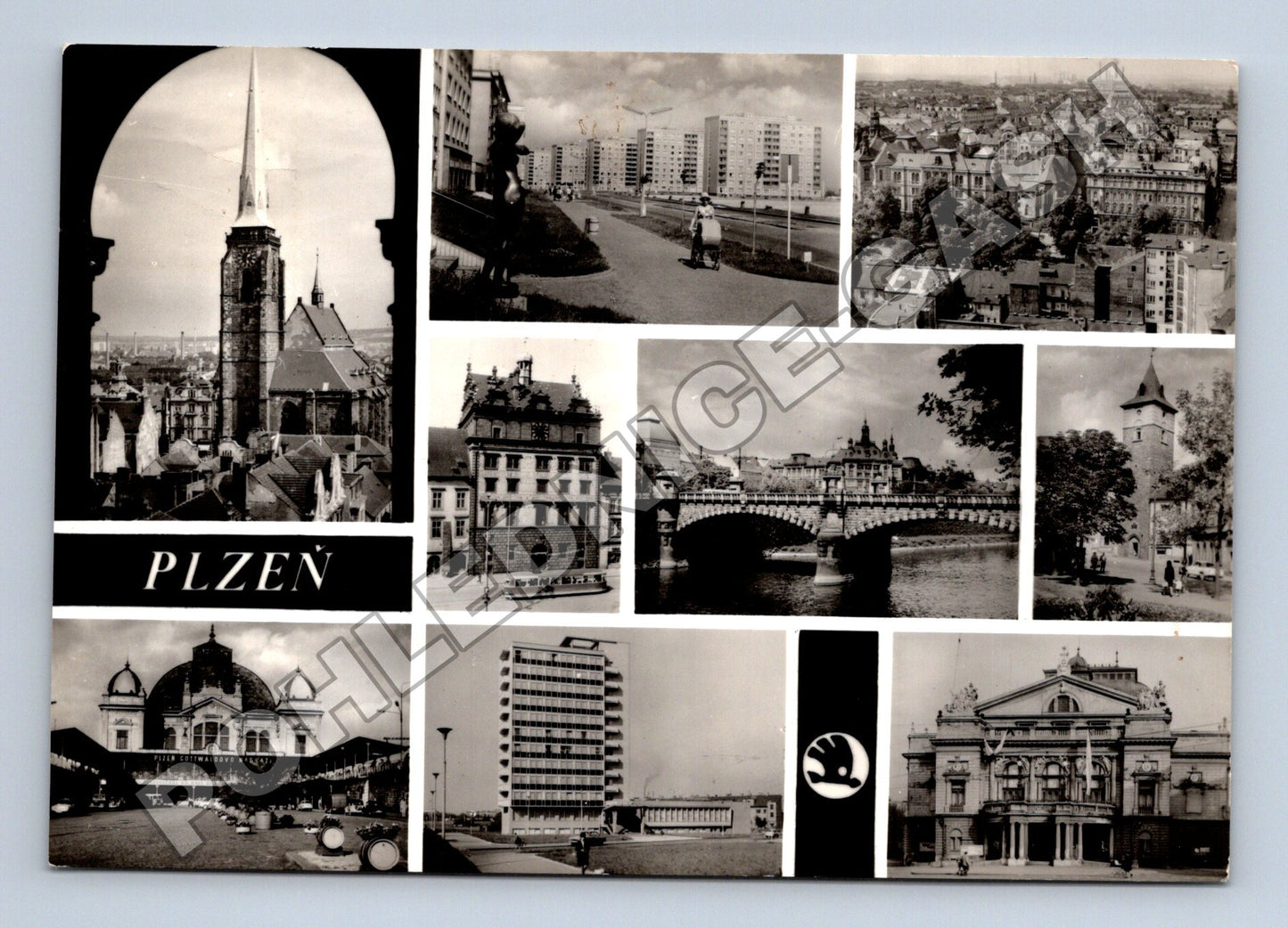 Pohlednice Plzeň více záběrů 1971 (M34249)