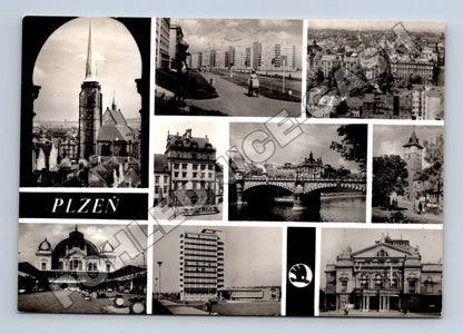 Pohlednice Plzeň více záběrů 1971 (M34249)