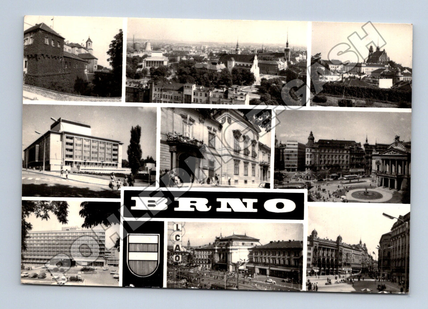 Pohlednice Brno různé pohledy 1971 (M34251)