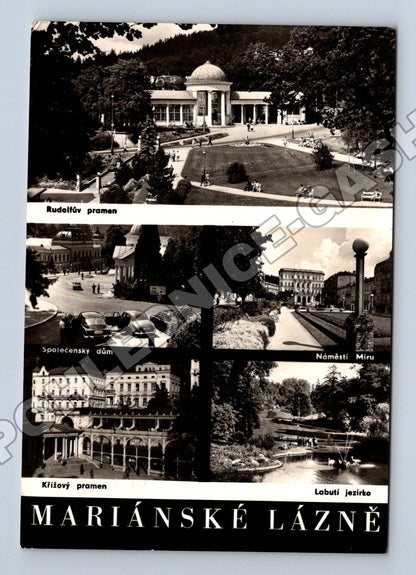 Pohlednice Mariánské Lázně památky 1966 (M34254)
