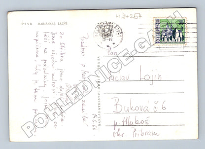 Pohlednice Mariánské Lázně památky 1966 (M34254)