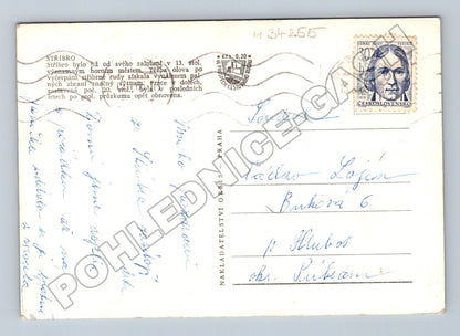 Pohlednice Stříbro koláž záběrů 1961 (M34255)