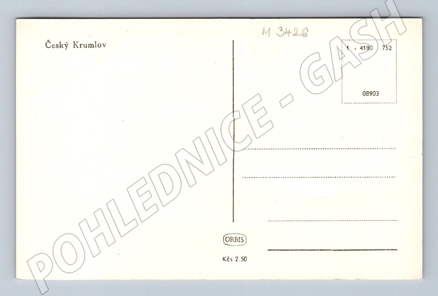 Pohlednice Český Krumlov zámek ORBIS (M3426)