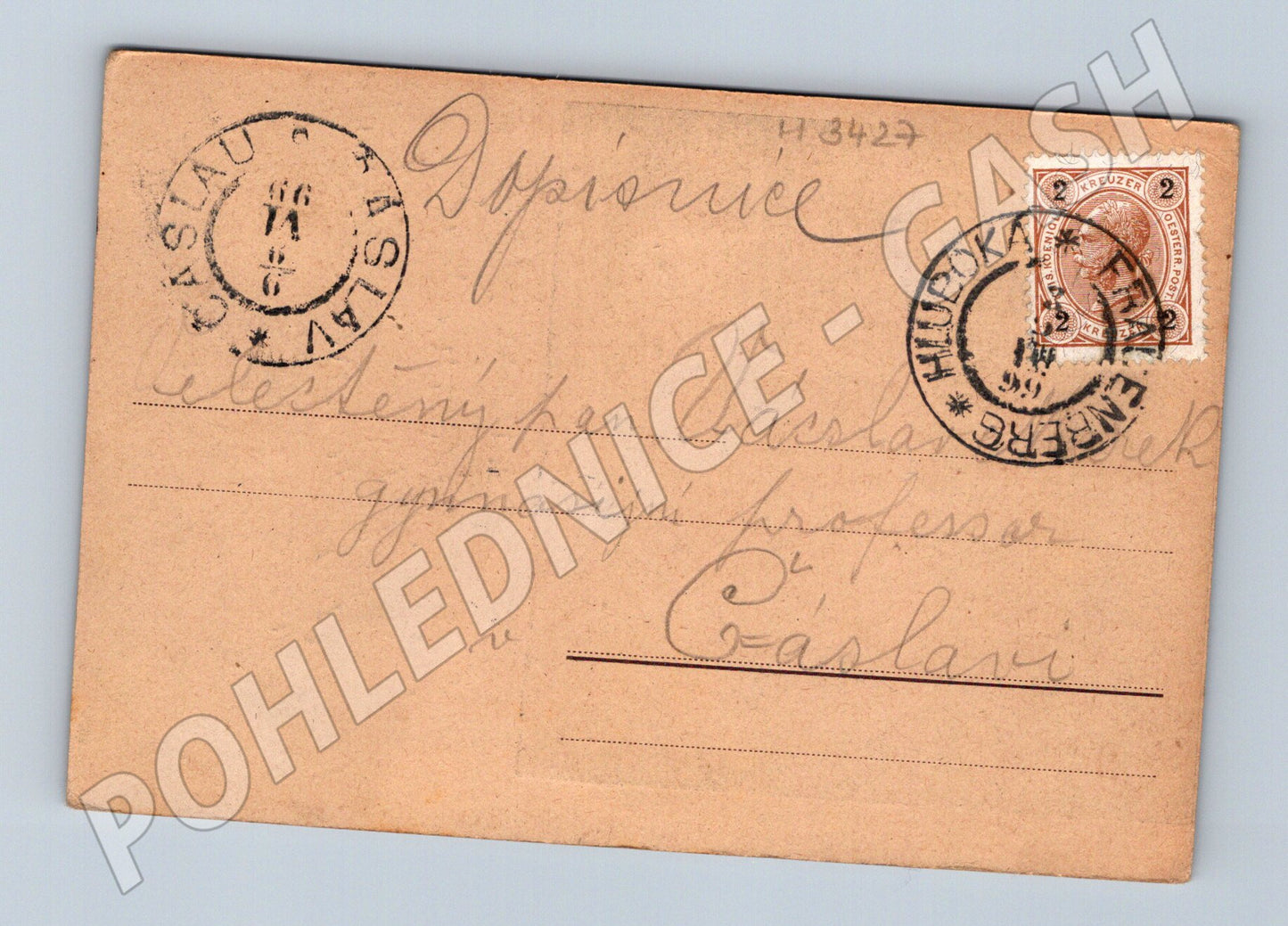 Pohlednice Hluboká zámek 1896 (M3427)