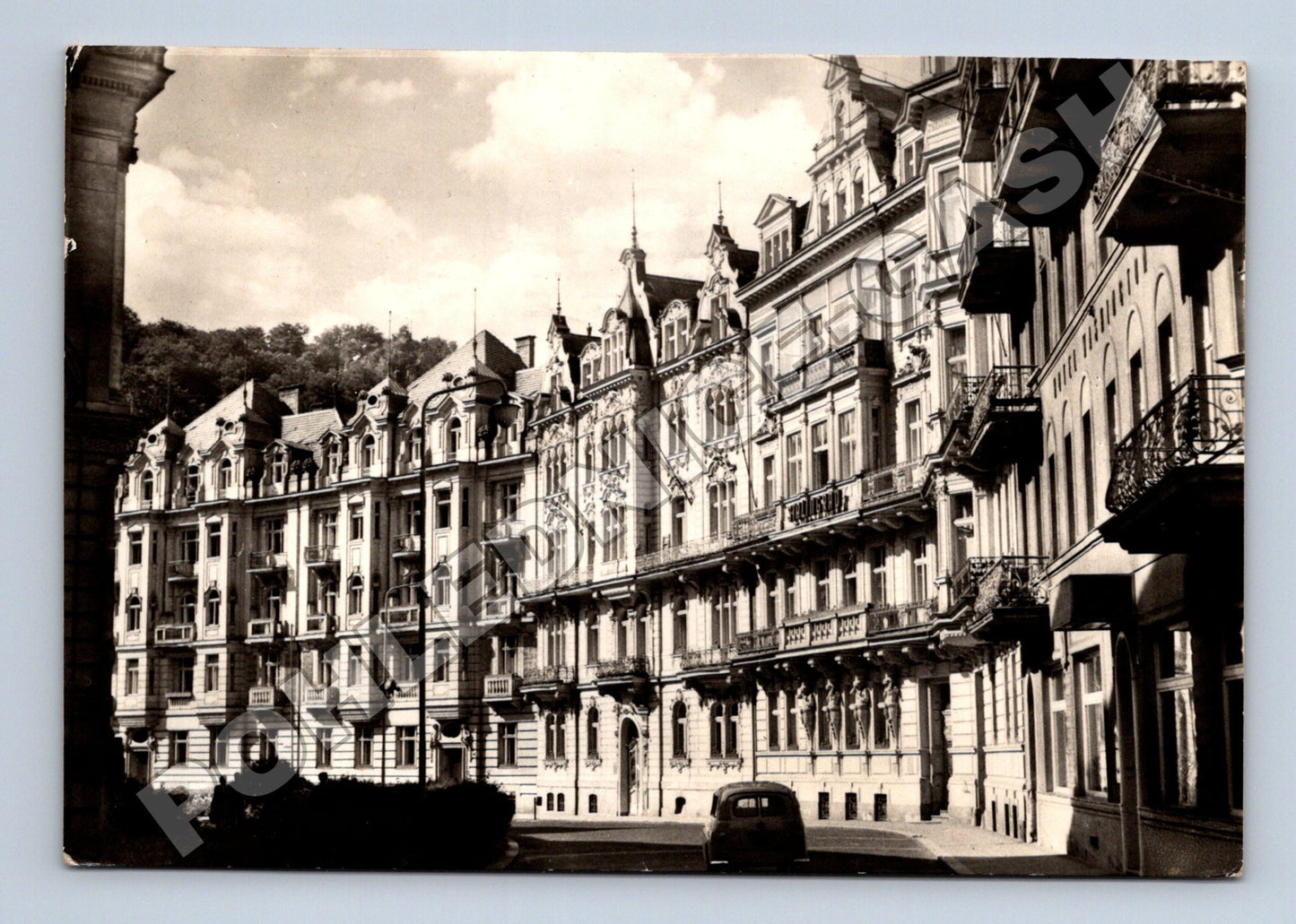 Pohlednice Karlovy Vary lázeňské domy 1963 (M34280)