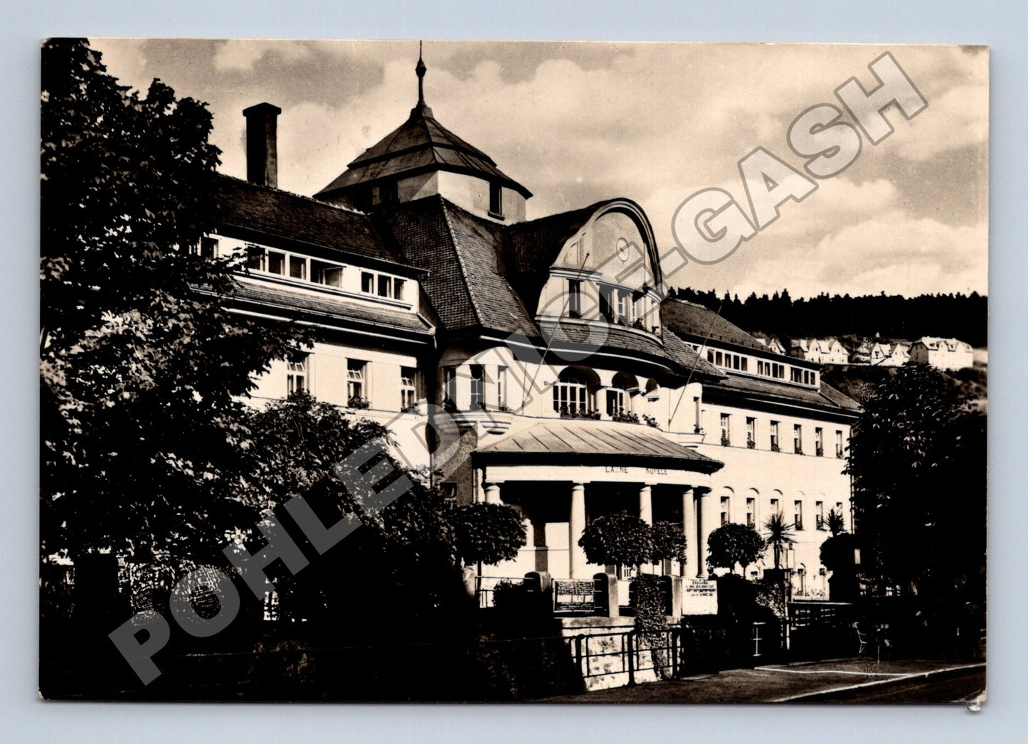 Pohlednice Jáchymov lázeňský dům 1957 (M34284)