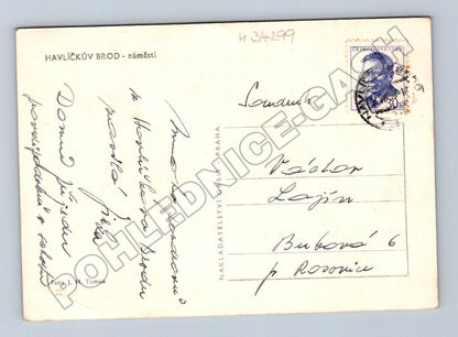 Pohlednice Havlíčkův Brod náměstí (M34299)