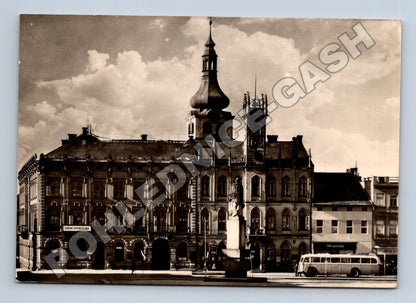 Pohlednice Hořice v Podkrkonoší radnice 1957 (M34301)