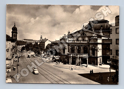 Pohlednice Plzeň Divadlo J. K. Tyla tramvaj 1969 (M34308)