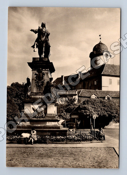 Pohlednice Poděbrady náměstí krále Jiřího 1959 (M34311)