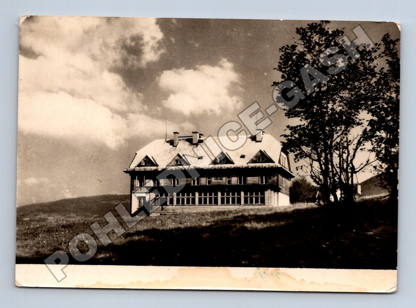 Pohlednice Beskydy Ostravice Sokolská chata 1956 (M34313)