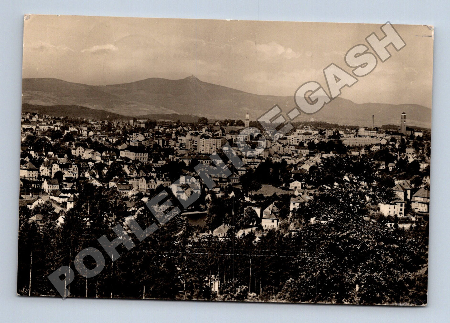 Pohlednice Jablonec nad Nisou panorama 1936 (M34314)