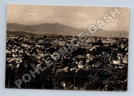 Pohlednice Jablonec nad Nisou panorama 1936 (M34314)